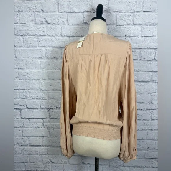 NWT Anthropologie Kristie Sequined Peasant Blouse size S - Picture 7 of 9